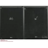 PAPİRÜS  MİNİ SERT KAPAK ÜSTTEN SPİRALLİ 19X27 80YP. ÇİZGİSİZ (DÜZ) BLOKNOT DEFTER