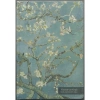 PAPİRÜS  TUVAL CİLTLİ SERT KAPAK 16X23 96 YP. KARELİ DEFTER