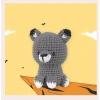 HELLO CRAFTS EASY HC103 CROCHET MİNİ AMIGURUMI ÖRGÜ KİTİ - SEVİMLİ AYI HOWLER (1 SET)