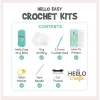 HELLO CRAFTS EASY HC107 CROCHET MİNİ AMIGURUMI ÖRGÜ KİTİ - SEVİMLİ TAVŞAN BINKY (1 SET)