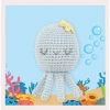 HELLO CRAFTS EASY HC127 CROCHET MİNİ AMIGURUMI ÖRGÜ KİTİ - SEVİMLİ AHTAPOT INKY (1 SET)