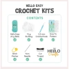 HELLO CRAFTS EASY HC108 CROCHET MİNİ AMIGURUMI ÖRGÜ KİTİ - DAZZLE (1 SET)
