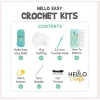 HELLO CRAFTS EASY HC128 CROCHET MİNİ AMIGURUMI ÖRGÜ KİTİ - SEVİMLİ MAYMUN MISCHIEF (1 SET)