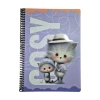 GIPTA COSY SPİRALLİ LX KARTON KAPAK A4 80YP. KARELİ DEFTER 8489 - TEKLİ