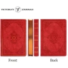 VICTORIAS JOURNALS 124-1667 VINTAGE OLD BOOK 14x20cm 80gr.128YP. ÇİZGİLİ DEFTER MAT KIRMIZI