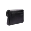 PIERRE CARDIN 01PCMB680-S AYARLANABİLİR ASKILI SUNİ DERİ POSTACI EVRAK ÇANTASI SİYAH