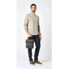 PIERRE CARDIN 01PC001431-KH 3 BÖLMELİ ASKILI SUNİ DERİ PORTFÖY ÇANTA KAHVERENGİ