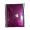 VICTORIAS JOURNALS 1241-1913 HUSH HUSH KİLİTLİ 13x18cm 80gr.160YP.ÇİZGİLİ DEFTER KUTULU - KOYU PEMBE
