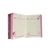 VICTORIAS JOURNALS 525-1989 HELLO KITTY AND FRIEDNS A7 SERT KAPAK  GÜNLÜK AJANDA 80 GR. 368 SAYFA  - PEMBE