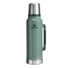 STANLEY 10-11347-119 THE LEGENDARY CLASSIC BOTTLE 1.4 L. PASLANMAZ ÇELİK TERMOS YEŞİL