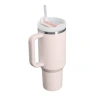 STANLEY 10-13230-023 PİPETLİ QUENCHER H2.O FLOWSTATE 1.18 L. PASLANMAZ ÇELİK TERMOS BARDAK ROSE TOZ PEMBE