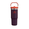 STANLEY 10-09993-538 PİPETLİ THE ICEFLOW FLİP STRAW 0.88 L. PASLANMAZ ÇELİK TERMOS MOR TURUNCU