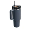 STANLEY 10-11673-159 PİPETLİ QUENCHER H2.O FLOWSTATE 1.18 L. PASLANMAZ ÇELİK TERMOS BARDAK ALACAKARANLIK LACİVERT