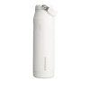 STANLEY 10-12111-064 PİPETLİ THE ICEFLOW BOTTLE FLIP STRAW 1.06 LT. PASLANMAZ ÇELİK TERMOS BEYAZ