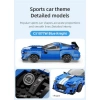 VAGONLIFE CADA C51077W MAVİ ŞÖVALYE YARIŞ ARABASI 325 PARÇA DUAL MODE CONTROL BLOCK OYUNCAK 6+