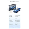 VAGONLIFE CADA C51077W MAVİ ŞÖVALYE YARIŞ ARABASI 325 PARÇA DUAL MODE CONTROL BLOCK OYUNCAK 6+