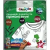 CARİOCA LN-80006 BOYANABİLİR KISA KOL TİŞÖRT - YIKANABİLİR HEDİYELİ KEÇELİ KALEMLER İLE TİŞÖRTÜNÜ BOYA! 4-5 YAŞ