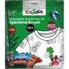 CARİOCA LN-80009 BOYANABİLİR KISA KOL TİŞÖRT - YIKANABİLİR HEDİYELİ KEÇELİ KALEMLER İLE TİŞÖRTÜNÜ BOYA! 7-8 YAŞ