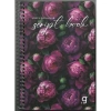 GIPTA SCRIPT BOOK SPİRALLİ SERT KAPAK 17x24 80YP.ÇİZGİLİ DEFTER 8406 - TEKLİ
