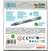 CARIOCA 42365 WAX CRAYONS YIKANABİLİR PASTEL/MUM BOYA KALEMİ 12 RENK