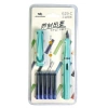 JINHAO  24-A 619 F UÇ DOLMA KALEM PLASTİK KARTELA 1 SET
