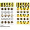 PİOLENT FBST26019 FENERBAHÇE TARAFTAR STICKER ETİKET 1 YP. TEKLİ KARTELA