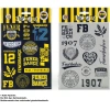 PİOLENT FBST26019 FENERBAHÇE TARAFTAR STICKER ETİKET 1 YP. TEKLİ KARTELA