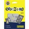 PİOLENT FBST24002 FENERBAHÇE TARAFTAR STICKER ETİKET SARI PAKET 5 YP. TEKLİ PAKET