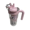 VAGONLİFE  DILLER D2513 PİPETLİ/PİPETSİZ ÇİFT KULLANIM TRİTAN MATARA 860 ML - PEMBE