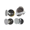 VAGONLİFE PASLANMAZ ÇELİK KULPLU TAŞINABİLİR 3 BÖLMELİ SİLİNDİR YEMEK KABI - LUNCH BOX VGN1266 900ML - KAHVERENGİ