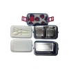 VAGONLİFE ÇELİK YEMEK KABI 2 KATLI 3 BÖLMELİ 700 ML - LUNCH BOX  VGN6748 - MAVİ
