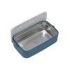 VAGONLİFE PASLANMAZ ÇELİK YEMEK KABI 2 KATLI 3 BÖLMELİ LUNCH BOX VGN6744 1200ML -  YEŞİL