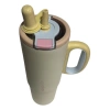 VAGONLİFE ÇELİK PİPETLİ/ PİPETSİZ ÇİFT KULLANIM KULPLU CUP/TERMOS VGN1114 1200ML  - SARI