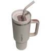 VAGONLİFE KULPLU ÇELİKLİ PİPETLİ/PİPETSİZ RAHAT İÇİM PASLANMAZ ÇELİK TERMOS CUP VGN1103 1200 ML PEMBE