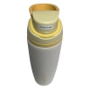 VAGONLİFE ÇELİK TEK KAPAK PİPETLİ/ PİPETSİZ KULLANIM KULPLU MATARA/TERMOS VGN1107 800ML  - SARI (KREM)