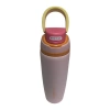 VAGONLİFE ÇELİK TEK KAPAK PİPETLİ/ PİPETSİZ KULLANIM KULPLU MATARA/TERMOS VGN1107 800ML  - PEMBE