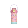 VAGONLİFE ÇELİK PİPETLİ / PİPETSİZ KULLANIM EL TAŞIMA KULPLU MATARA/TERMOS VGN1104 630ML PEMBE