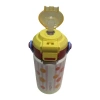 VAGONLİFE ÇELİK PİPETLİ / PİPETSİZ KULLANIM EL TAŞIMA KULPLU MATARA/TERMOS VGN1104 630ML SARI