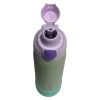 VAGONLİFE ÇELİK TEK KAPAK PİPETLİ/ PİPETSİZ KULLANIM KULPLU MATARA/TERMOS VGN1102 700ML  - YEŞİL