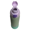 VAGONLİFE ÇELİK TEK KAPAK PİPETLİ/ PİPETSİZ KULLANIM KULPLU MATARA/TERMOS VGN1102 700ML  - YEŞİL
