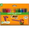 BİC KİDS PLASTIDECOR 421 PASTEL/MUM BOYA 24LÜ