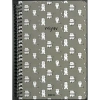 PAPİRÜS MİYAV/HAV HAV MIX SERT KAPAK SPİRALLİ 14X19 120YP. ÇİZGİSİZ DEFTER - TEKLİ