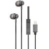 HYTECH HY-XBK59 KABLOLU KULAK İÇİ MİKROFONLU KULAKLIK LIGHTNING SİYAH