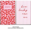 DRN GIFT ST-0203D 13x21 HEART SERİSİ KARTON KAPAK 48 YP. ÇİZGİSİZ DEFTER  -  TEKLİ