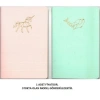 DRN GIFT ST-0622N 9x14 IVORY PASTEL KARTON KAPAK 40 YP. NOKTALI DEFTER  -  TEKLİ
