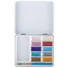DALER ROWNEY SIMPLY WATERCOLOR SULU BOYA SETİ METALİK RENKLER 10LU (10 RENK+1 AD FIRÇA)  TENEKE KUTU - FT134500017