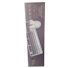 MUGGLE MU-7494 BLUETOOTH ŞARJLI KABLOSUZ KLAVYE MOUSE SETİ - (BEYAZ - GRİ))