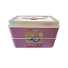 MİKRO BK-6100 2 KATLI PLASTİK  BESLENME YEMEK KABI/KUTUSU