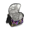 CORAL HIGH 37148 KIDS SİYAH RENKLİ NEON DESENLİ THERMO BESLENME ÇANTASI