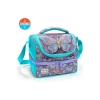 CORAL HIGH 37203 KIDS PASTEL RENKLİ KELEBEK DESENLİ THERMO İKİ KATLI  BESLENME ÇANTASI